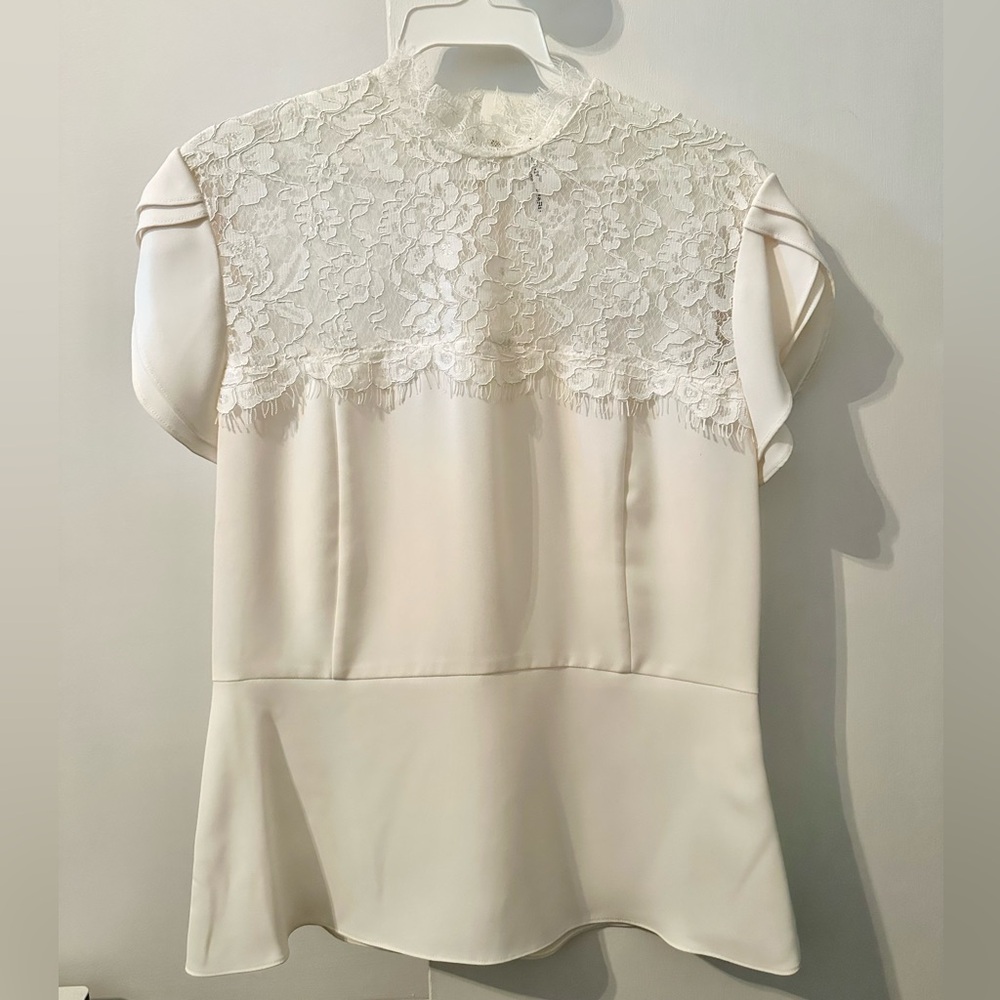Amanda Uprichard women’s lace detail top